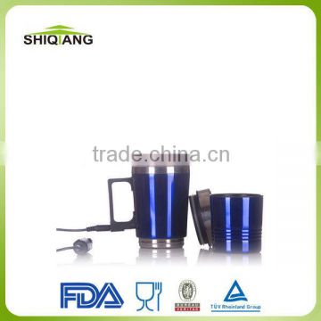 China manufacturers 450ml stainless electric mug with a extra mug