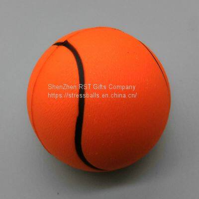 PU Foam Tennis Anti Stress Ball pu Ball Keychain Toy Ball Bouncy Ball photo-4