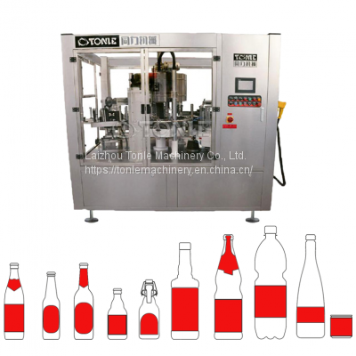 Manufacturer Price Automatic Linear Rotary OPP BOPP Hot Melt Glue Labeling Machine for Plastic Bottle Drinking Water Factory