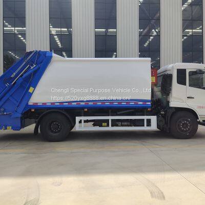 Chengli Garbage Truck Fully Compressed Garbage Truck Coupler Arm Garbage Truck Garbage Bin photo-5
