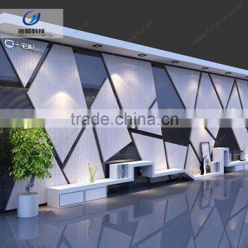 Commercial Area Mall Stone Background Wall