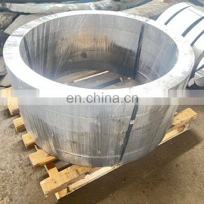 C45 50Mn 42CrMo Quenching and Tempering Heatment Steel Forging Rings for Slewing Bearings