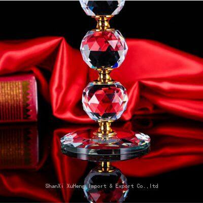 Lotus Crystal Candlestick Decoration Creative Crystal Glass Crafts Manufacturers Wholesale Wedding Candlesticks photo-3