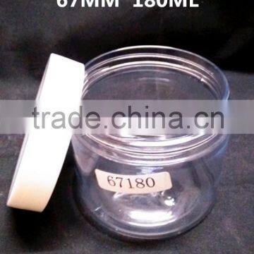 Plastic 180ml empty cosmetic jars china