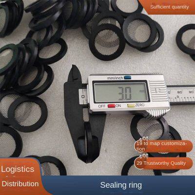 Rubber Filter Screen, Dn20 Water Meter Filter Screen, Rubber Edge-banded Filter Screen Pad, 304 Filter Screen, 40 Mesh Plane Seal, Yufeng photo-4