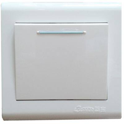 ABS/ PC panel 10A 1gang 1way wall switch for home