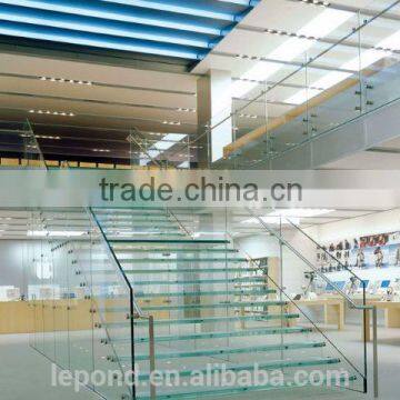 outdoor glass stair railings