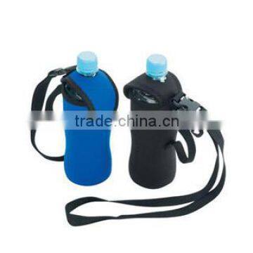 shoulder strap water bottle holder, insulated neoprene material