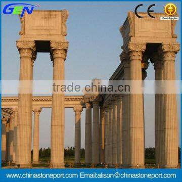 Garden Decorative Natural Stone Column