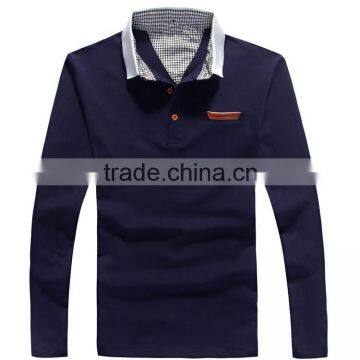 Latest handsome polo latest high quality cotton wear mens long sleeve shirts