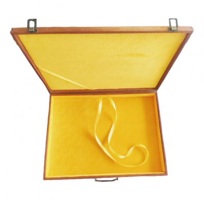 Xuan Paper Wooden Frame Song Brocade Box Package Box Gift Jewelry Box photo-2