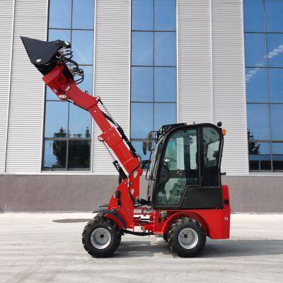 2025 HZM 906 807 ZL06 700kg Lift Mini Wheel Loader Front Tractor Loader for Sale