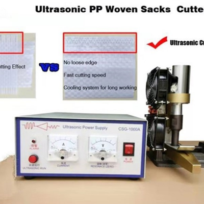 Industrial Ultrasonic Label and Fabric Cutting Equipment for Manufacturing