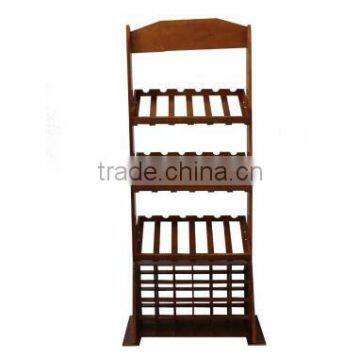 Wooden Wine Bottle Rack, Wine Display Shelf, Wholesale Wine Rack Wood photo-3