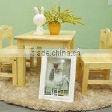 Children Dining Chairs and Dining Tables Pine Furniture Small Apartment Dining Table