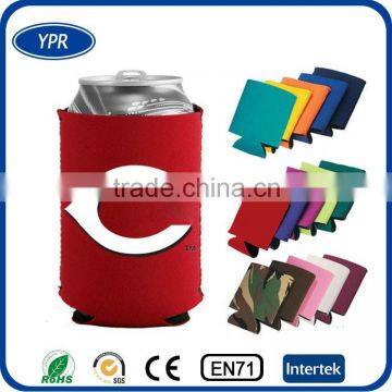 Promotional Customized 3mm foldable Neoprener stubby holder with logo printing