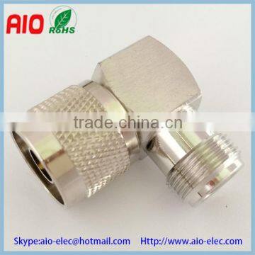 90 degree right angle N male to female adaptor RF connector for radio and microwave