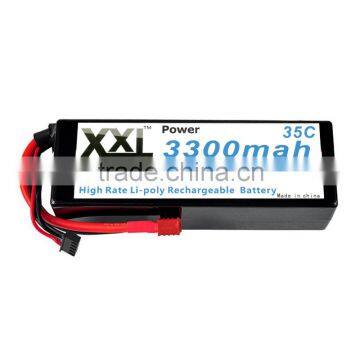 XXL 4S 35C Lipo Battery 3300mAh 14.8V for RC Models