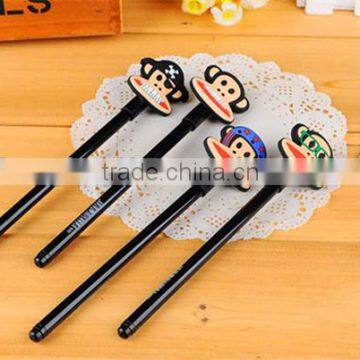 Office Supply Cute Cartoon Black Gel Pen For Kids Stationery photo-3
