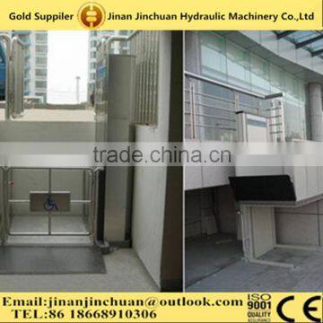 3m vertical manual platform lift for disabled with reasonable price