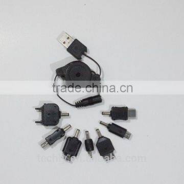 8 Pin Detachable Plug With 1.7x4.75x11mm and 5.5x1.9mm & 0.6x7.4 mm or Other Detachable Ddapter photo-5
