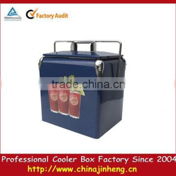 metal carry beverage cooler