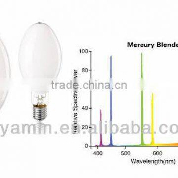 JX Blended Light Mercury Lamps HWL MBF GYZ coat, 250W, E40/E39- Factory