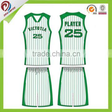 Dye Sublimation Basketball Uniform Wholesale Custom Reversible Basketball Jersey Unifrom photo-4