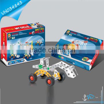 Intellectual DIY Metal Construction Toy Truck