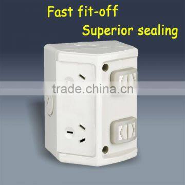 Hot sales in Australia double powerpoint Weatherproof waterproof Socket Outlet