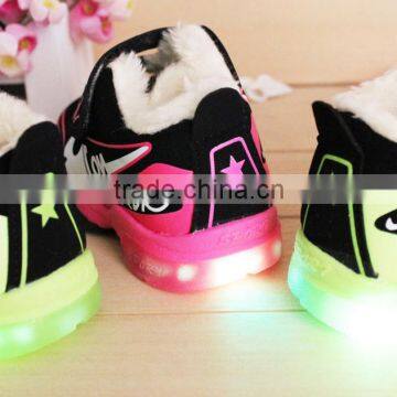 The New Winter Cotton Shoes Children Children Flash Baby Shoes, Warm Shoes