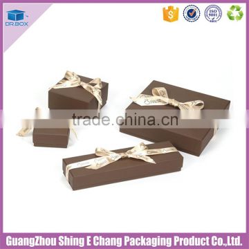 Manufacturer high end jewelry paper box with factory price