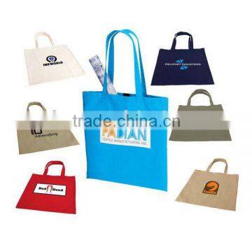 Eco-friendly printed cotton shopping bag