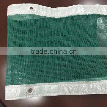 100% HDPE warp knitted green plastic fence net