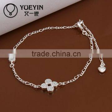 2014 China manufacturer wholesale 925 silver plated anklet