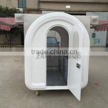 SILANG white food cart Hand push mobile food trucks food truck mobile food cart beach food truck hot dog Hamburg ice cream