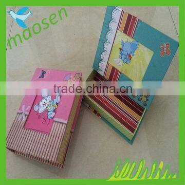 Fashion design Unfolding Cardboard engagement paper gift box packaging box