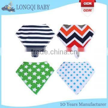 WZ-MS-1915 wholesale 100% polyester fleece baby bandana bibs