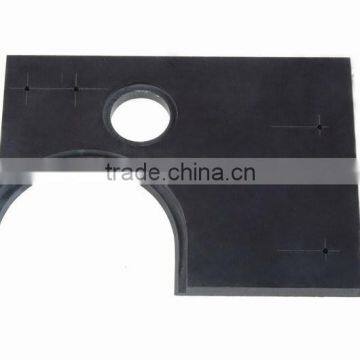 Escalator Parts, Handrail Inlet Cover 180x131.7x10mm Black 180*131.7*10mm