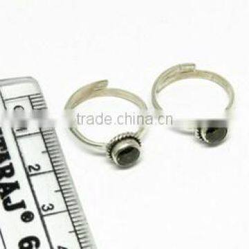 Path Of Life !! Green CZ 925 Sterling Silver Toe Rings, Unique Silver Jewelry, Gemstone Toe Rings photo-6