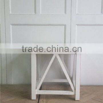 antique white wooden side tables for bedroom