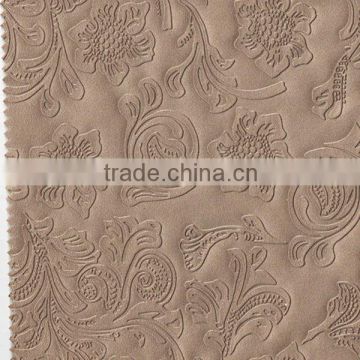 Golden Flower Interior Decoration PVC Synthetic Leather