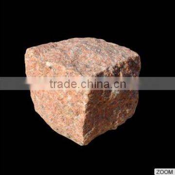 natural red granite curbstone