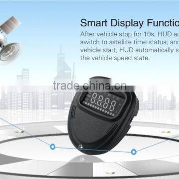 A1 2.0 Inch Car GPS HUD Head Up Display Vehicle-mounted Security System, Support Speed & Real Time & Altitude & Over Speed Alarm photo-5