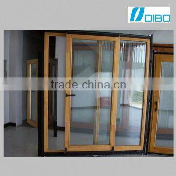 ALUMINUM DOOR MADE IN CHINA STANDARD ALUMINUM SLIDING DOOR LUXURIOUS LOOK 3 LOW TRACK DOUBLE GLAZING DOUBLE TEMPERED GLASS