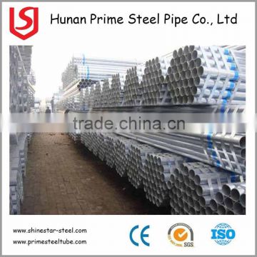 4" SCH40 Pre- Galvanized Seamless Steel Pipe / Steel Tube