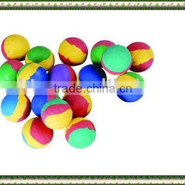 Custom rubber ball,toy ball,multi-color RUBBER FOAM BALLS