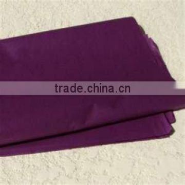 purple tissue paper