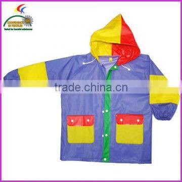 2014 new design raincoat for kids