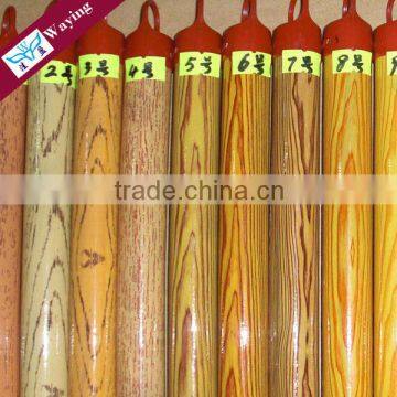 PVC coated varnished wooden mop stick